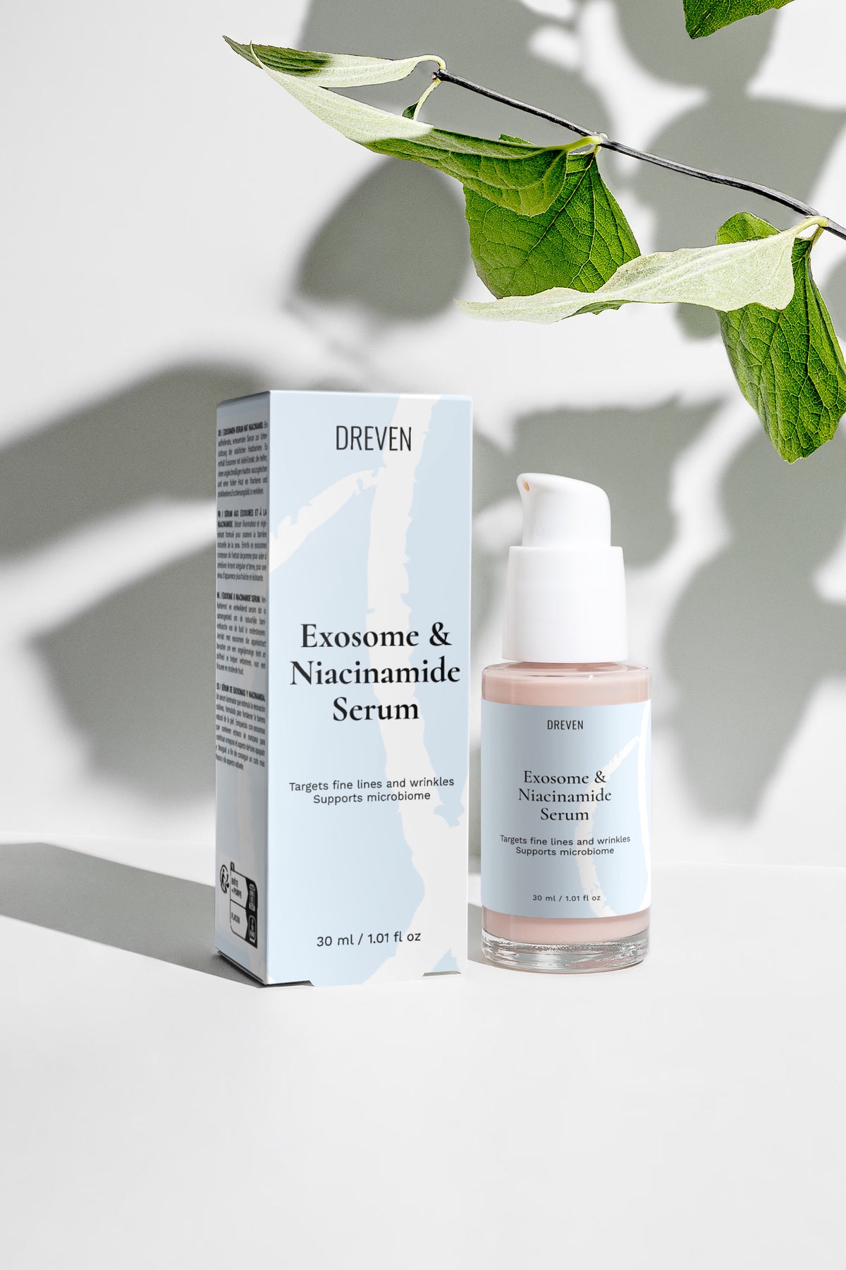 Eksosomu un niacinamīda serums